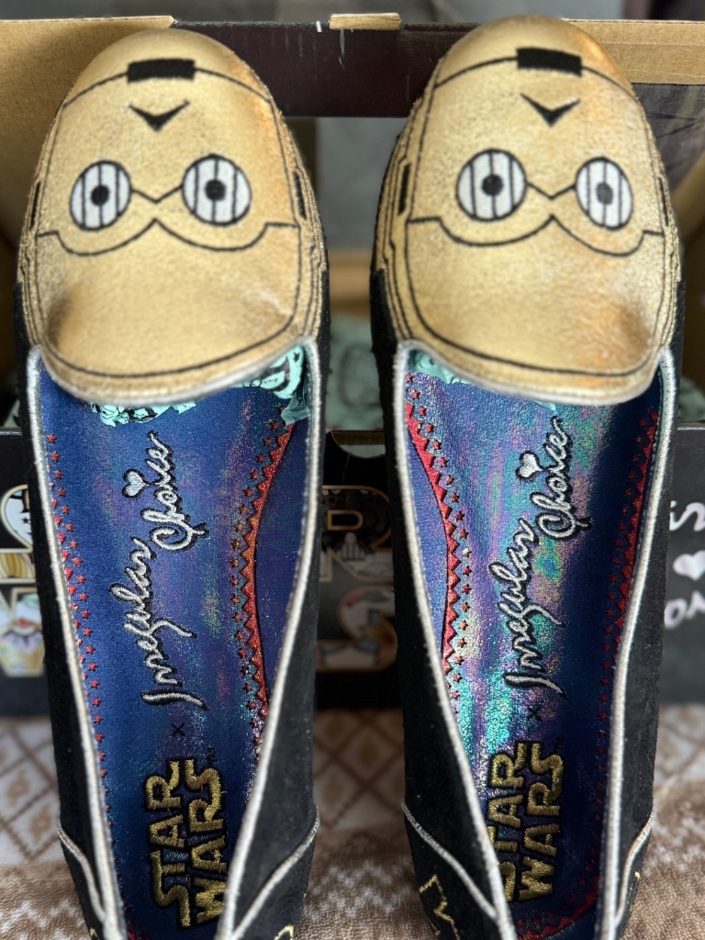 Irregular Choice Star Wars C3P0 flats